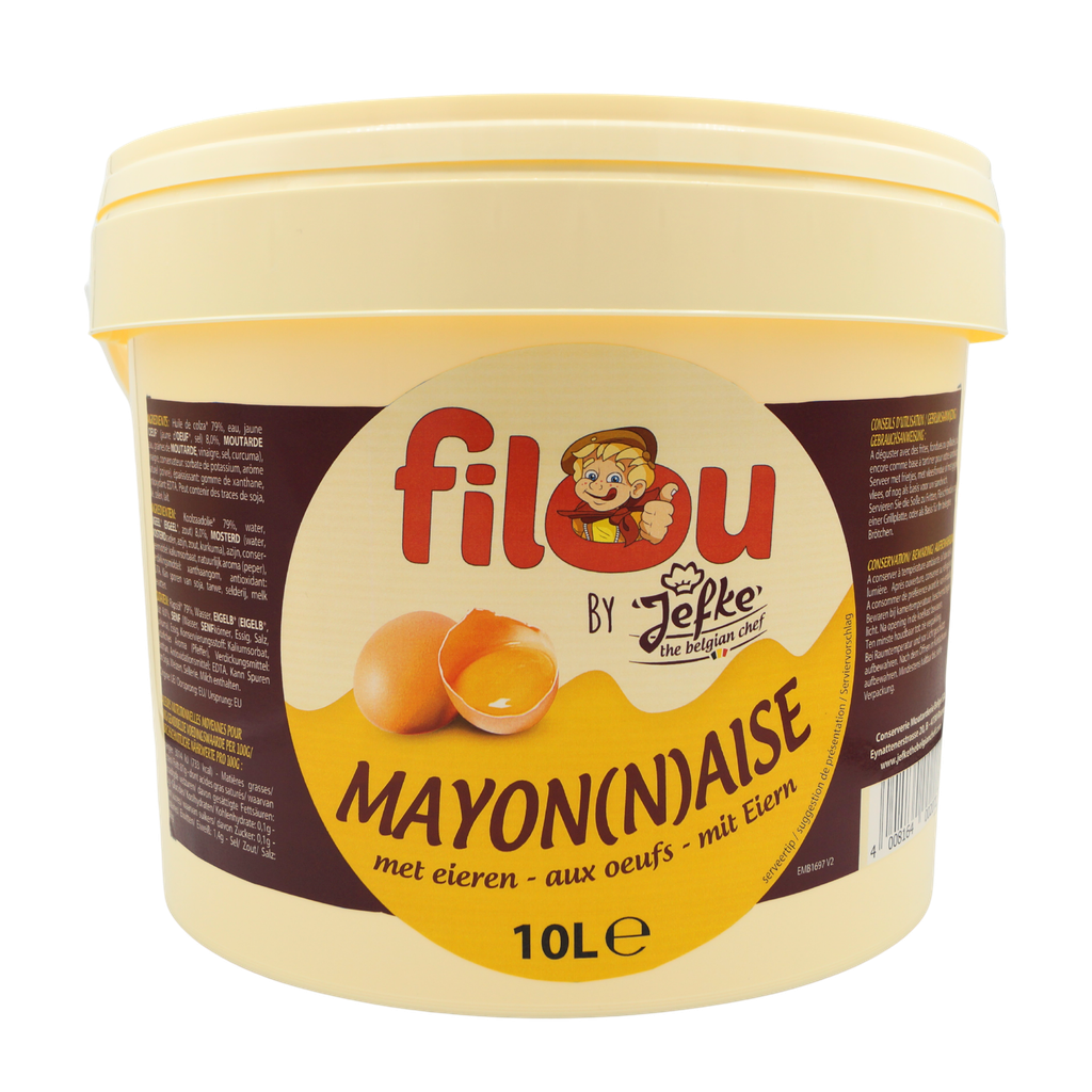 FILOU BY JEFKE MAYONNAISE OEUFS SEAU 10L