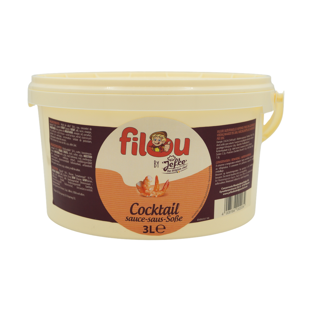 FILOU BY JEFKE SAUCE COCKTAIL SEAU 3L