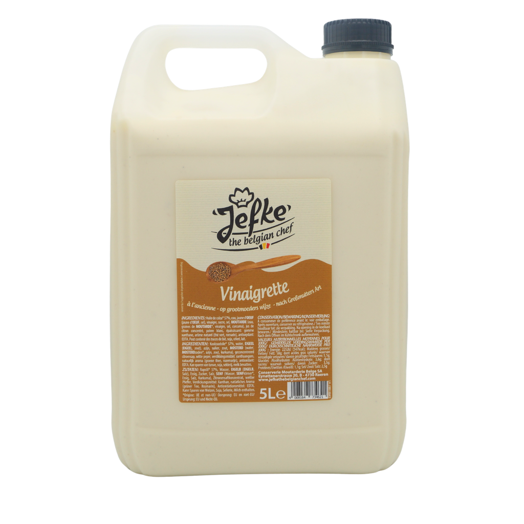 JEFKE VINAIGRETTE ANCIENNE BIDON 5L