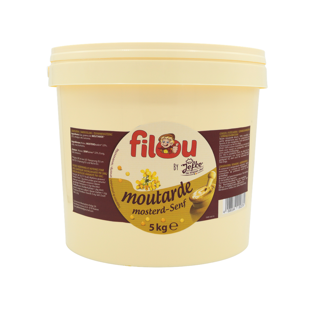 FILOU BY JEFKE MOUTARDE SEAU 5KG